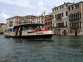 Vaporetto in Venetië