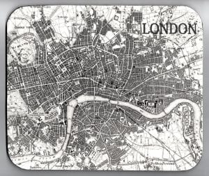 Kaart van oud Londen
