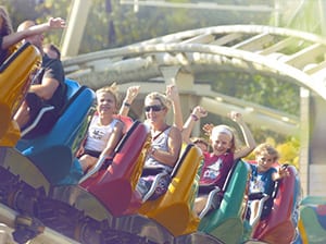 Bobbejaanland achtbaan Achtbaan in Bobbejaanland