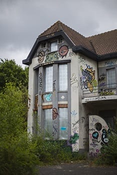 De verlaten villa van Doel