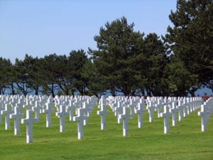 Militaire begraafplaats in Colleville-sur-Mer