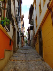 Straatje in Granada
