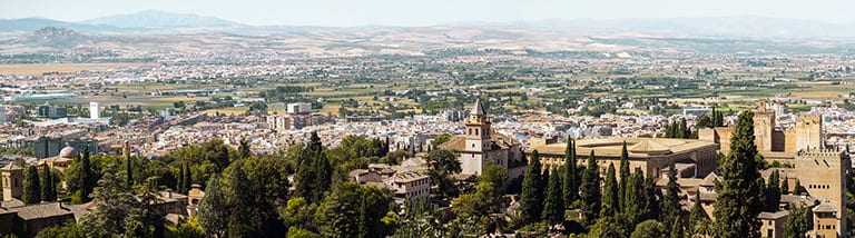Uitzicht over Granada