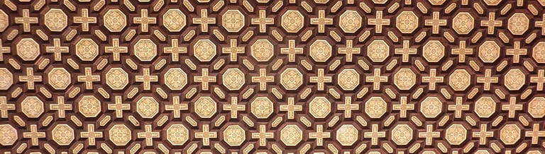 Mozaiekpatroon in de Mezquita