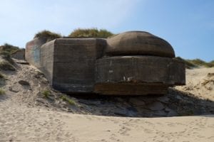 Bunker in Duinkerken in Nord-Pas-de-Calais