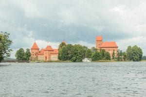 Kasteel in het meer bij Trakai
