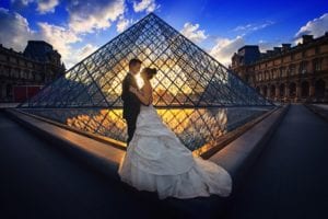 Huwelijksreis in Parijs