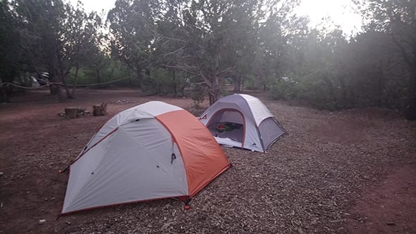 Kamperen in Zion National Park