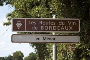 Bordeaux wijnroute door Frankrijk