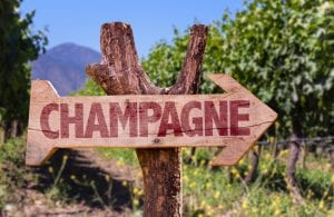Champagneroute in Frankrijk