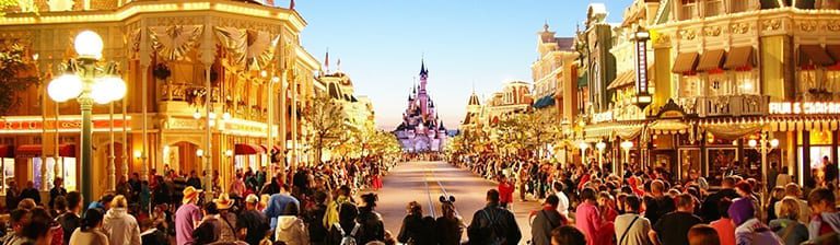 Disneyland Parijs pretpark in Frankrijk