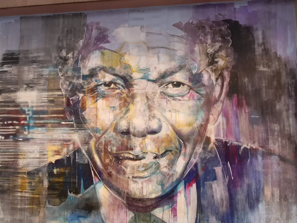 Streetart Nelson Mandela