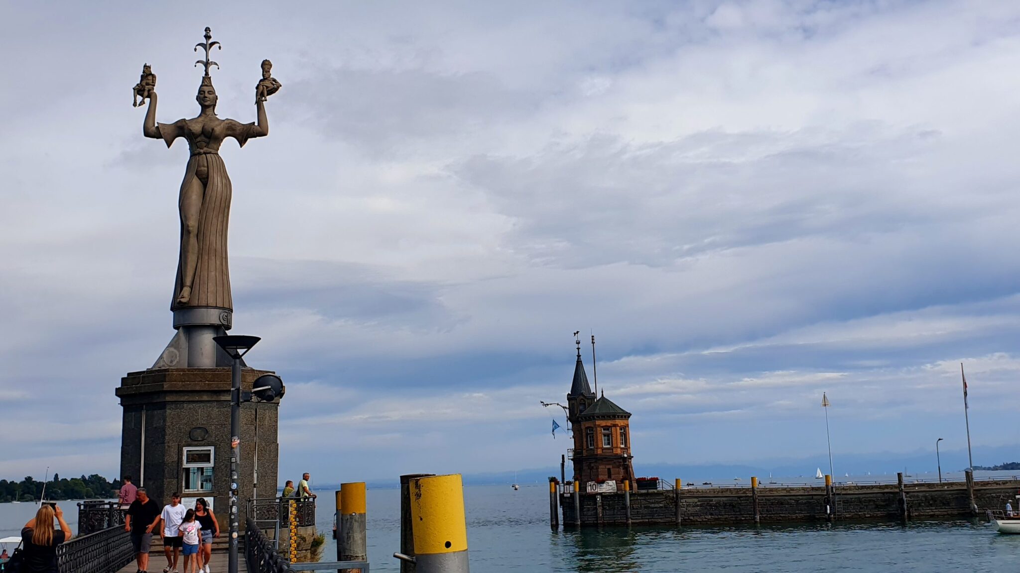 Konstanz met beeld Imperia