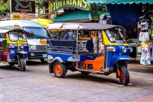 Tuk Tuk op Khao San Road